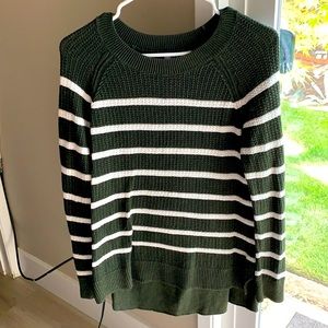 Long sleeve stripped sweater